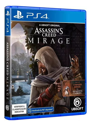 Jogo Assassins Creed - Mirage () Ps4 Midia Fisica