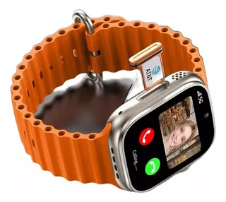 Smartwatch Gs37 Com Slot Para Cartão Sim E Câmera Dupla