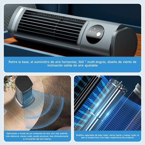 Ventilador Mini Torre, Sem Lâmina Para Mesa Com