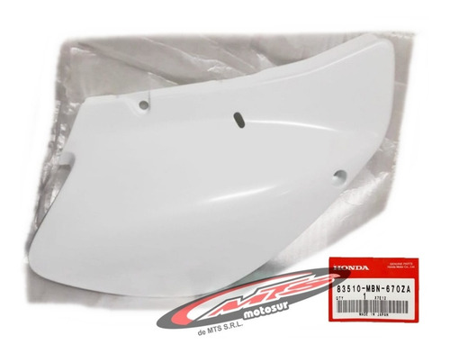 Cacha Bajo Asiento Derecha Original Honda Xr 650 R Moto Sur