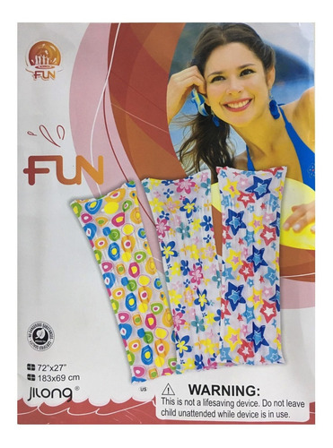 Imagen 5 de 8 de Colchoneta Inflable Pileta Agua Toy 183x69cm New 231 Bigshop