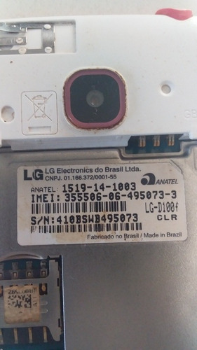 Celular LG D100f Com Conta Google