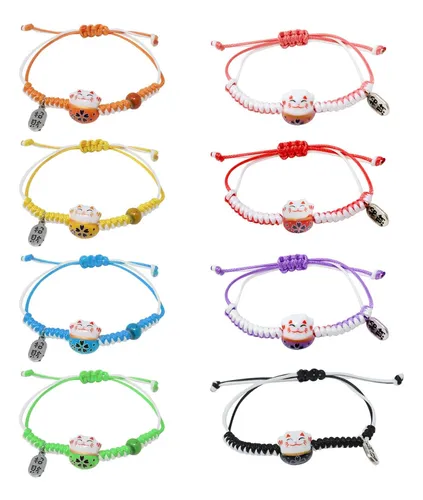 comprar Honbay 8 Pulseras Lindas De Gato De La Suerte, Pulseras Neko