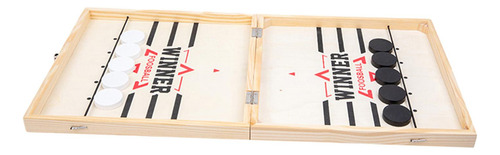 Juego De De Juego De Disco Rápido De Madera, Juego De Mesa