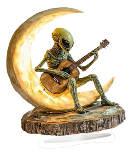 Adorno Acrílico Alienígena, Decoración De Guitarra Para