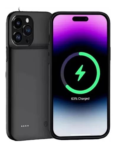 6200mah Caso de carga de la batería para Iphone 11/11 Pro / 11 Pro Max,  paquete completo recargable portátil de batería externa Caso azul