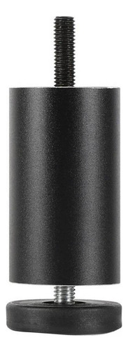 2x Muebles Ajustables Patas De Aleación De 20 Cm Negro