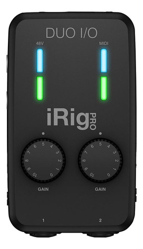 Interfaz de audio IK Multimedia iRig Pro Duo I/O 100V/240V negra