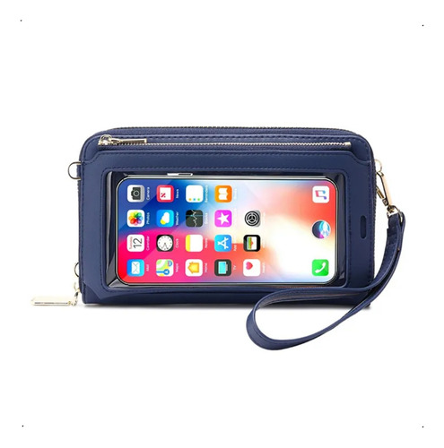 Bandolera Porta Celular Mini Bag Mujer Billetera Con Rfid