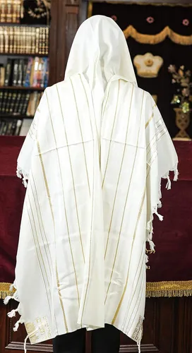 Manton De Oracion Judio Tradicional De Lana Talitania Par...