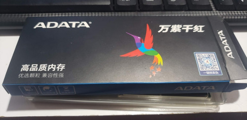 Imagem 1 de 3 de Memória Ram Premier Color Verde 4gb 1 Adata Ad4s3200j4g22-b