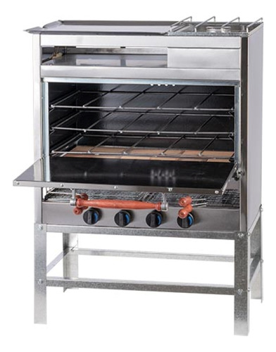 Horno Pizzero Industrial Multiple 6 Moldes Con Anafe