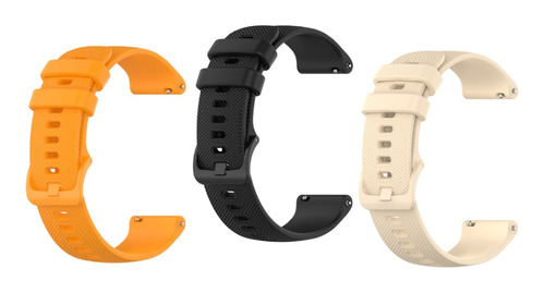 3x Pulseiras Compatível Com Amazfit Cheetah Round (redondo)