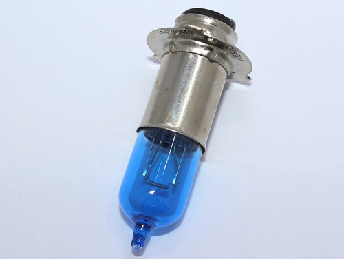 Lampara Moto 12v. 35/35 3p Azul Haloge