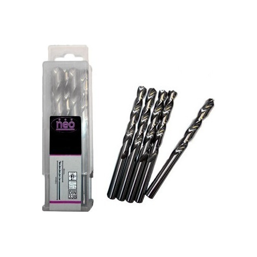 Juego Kit De Brocas Hss Acero Rapido 1+1.5+2 Mm Neo X 15 Uni