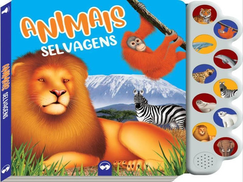 Animais Selvagens: 10 Sons, De Ferreira, Jean. Editora Vale Das Letras, Capa Mole Em Português