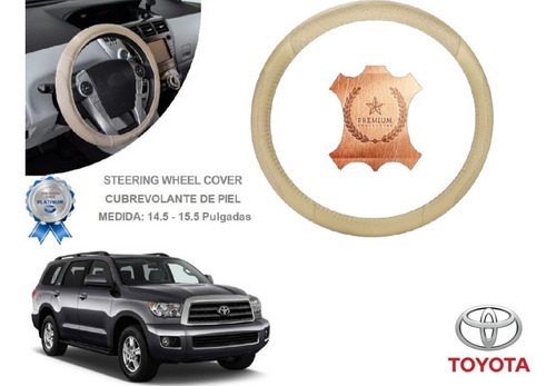Funda Cubrevolante Beige Piel Toyota Sequoia 2013