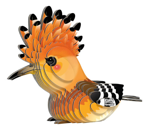 Eugy Hoopoe 3d Puzzle - Rompecabezas De Juguete Educativo Ec