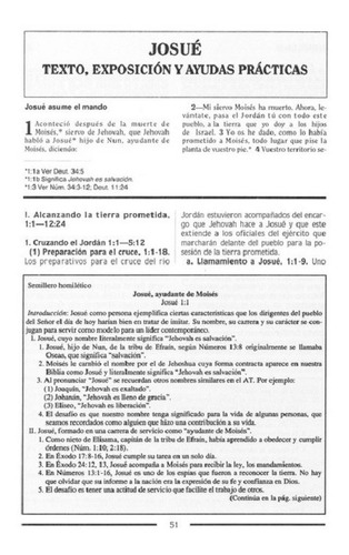 Imagen 3 de 4 de Comentario B. Mundo Hispano T. 4 Josue, Carro D, Estudio