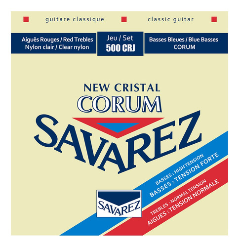 Encordado Cuerdas Guitarra Clasica Savarez Cristal Corum
