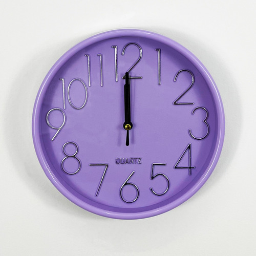 Relógio De Parede Analógico Moderno Diferente 20cm - Oferta
