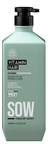  Sow Vitamin Hair Acondicionador Nutritivo Cabello Seco 1l