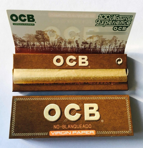Imagen 2 de 3 de Combo De 5 Cajitas De Rolling Papers, Cueros Ocb Virgin #9