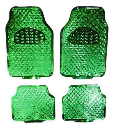 Cubre Piso Deportivo Prisma Verde Set 4pcs