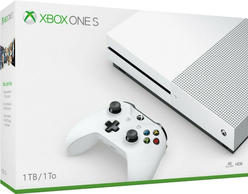 Microsoft Xbox One S 1tb Two-controller Bundle Blanco