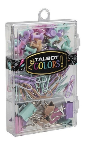 Kit Box 3div Accesorios Oficina Color Pastel Cod4379 Talbot