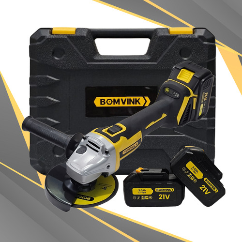 Esmerilhadeira Lixadeira Angular Profissional 2 Baterias 21v