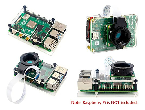 Módulo De Cámara Raspberry Pi Hq Con Estuche Para Raspberry