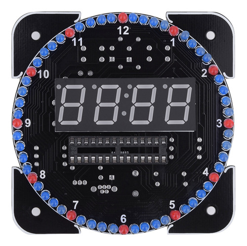 Reloj Electrónico De Temperatura Led Con Control De Luz, Con