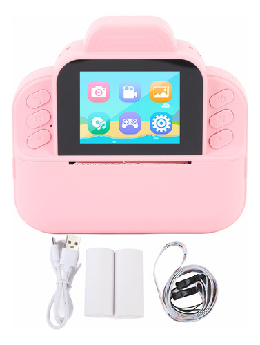 Cámara Digital Para Niños Con Impresión De 2.4 Pulgadas, 48