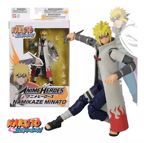 Naruto figura shippuden oversize quarto hokage namikaze minato 24cm pvc  konoha amarelo flash anime ação modelo crianças brinquedos presentes -  AliExpress