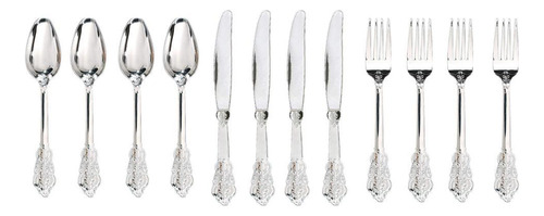 2 Cubiertos Desechables Tenedores De Plástico Cucharas
