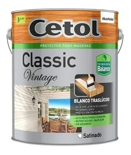 Cetol Balance Deco Vintage Al Agua Sin Olor Sin Aguarras 1 L