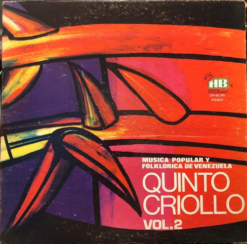 Disco Lp - Quinto Criollo / Música Popular, Vol.2. Album