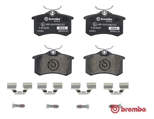 Imagen 1 de 5 de Balatas (t) Brembo Xtra Vw Golf Jetta Mk2 Mk3 Mk4 89-06 1.8