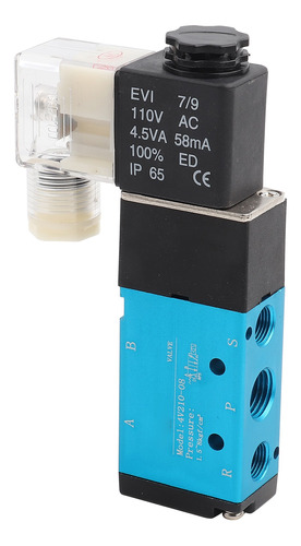 Válvula Solenoide De Agua, Aire Eléctrica Ip65 De 1/4in 12v 