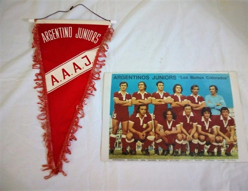 Banderin Club Atletico Argentinos Juniors Decada 70 Mas Foto