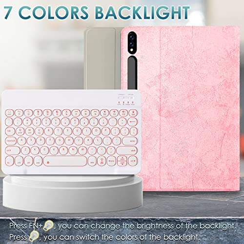 Funda Con Teclado Para Samsung Galaxy Tab S8 / Tab S7