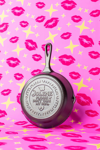 Ferro Fundido Pré-temperado Skillet Lodge Dolly Parton 20cm