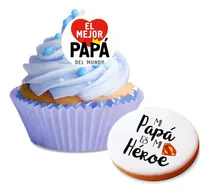 Comprar Obleas Comestibles Dia Del Padre El Mejor Papa Cupcakes