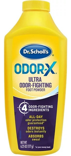 Talco Vs. Mal Olor Pies Ultra Odor Fighting Dr Scholl's 177g