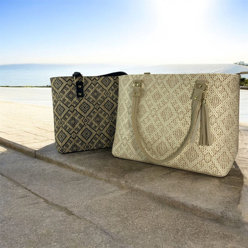 Bolso Multifuncional De Yute Gran Capacidad Mujer Playa