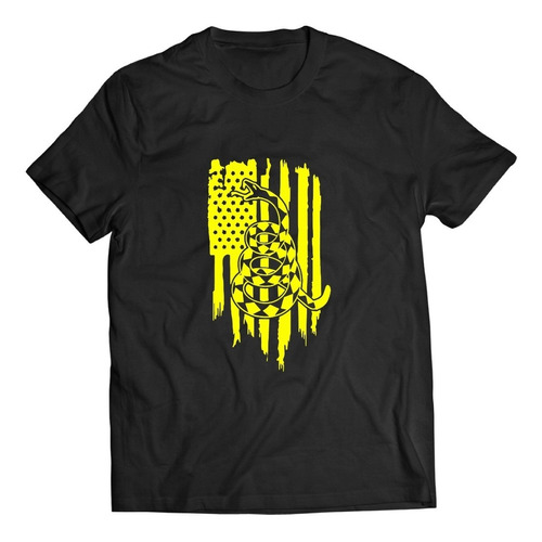 Remera Don't Thread On Me Estados Unidos Gadsden Libertaria