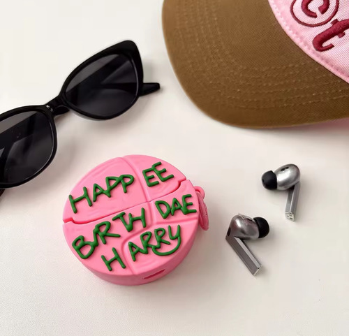 Funda Case Para Samsung Galaxy Buds 3 3 Pro Pastel Harry P Rosa Chicle