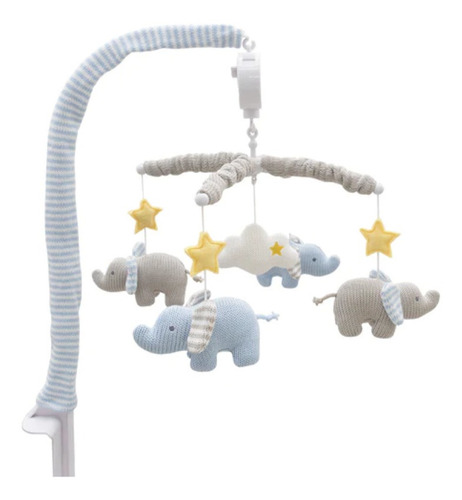 Imagen 1 de 5 de Móvil Musical Mason Elephant Living Textiles