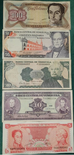 Set De Billetes Fuera De Circulación Para Colección 